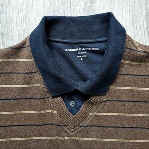 Dockers Men’s Sweater with collar Sz L
